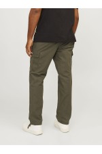JPSTKANE JJBARKLEY CARGO PANT NOOS PLS - ΧΑΚΙ