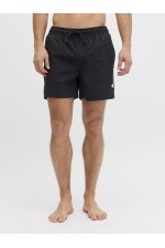 JPSTMAUI TROPIC SOLID SWIM SHORTS REG SN - ΜΑΥΡΟ