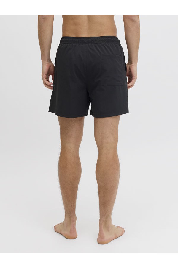 JPSTMAUI TROPIC SOLID SWIM SHORTS REG SN - ΜΑΥΡΟ