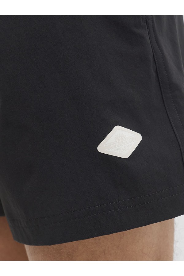 JPSTMAUI TROPIC SOLID SWIM SHORTS REG SN - ΜΑΥΡΟ