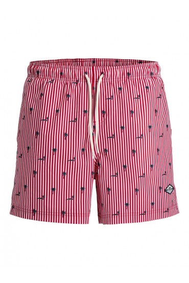 JPSTMAUI BREEZE MINI STRIPE SWIM SRT SN - ΚΟΚΚΙΝΟ