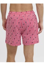 JPSTMAUI BREEZE MINI STRIPE SWIM SRT SN - ΚΟΚΚΙΝΟ