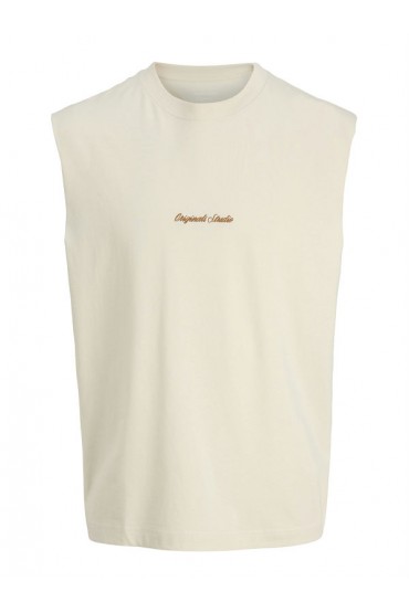 JORNORREBRO EMB TEE SL CREW NECK LN - ΜΠΕΖ
