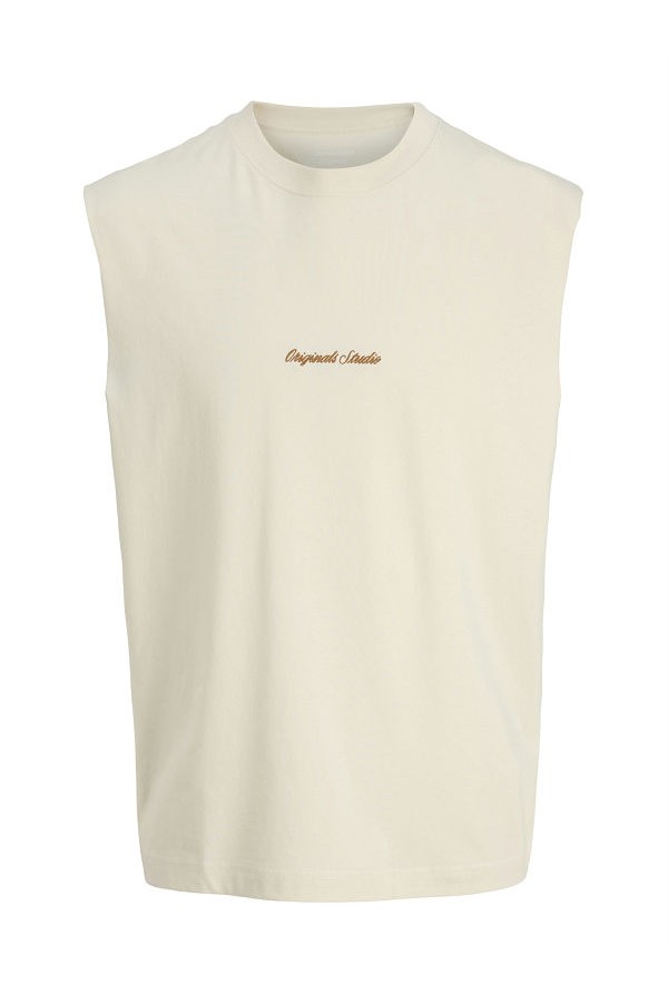 JORNORREBRO EMB TEE SL CREW NECK LN - ΜΠΕΖ