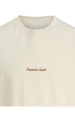 JORNORREBRO EMB TEE SL CREW NECK LN - ΜΠΕΖ