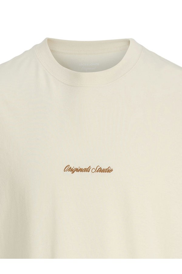 JORNORREBRO EMB TEE SL CREW NECK LN - ΜΠΕΖ