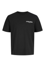 JPRBLAOSCAR SS TEE FST - ΜΑΥΡΟ