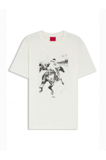 DUHORSE T-SHIRT - ΛΕΥΚΟ