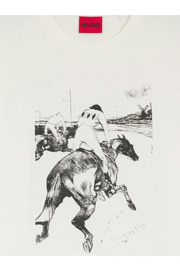DUHORSE T-SHIRT - ΛΕΥΚΟ