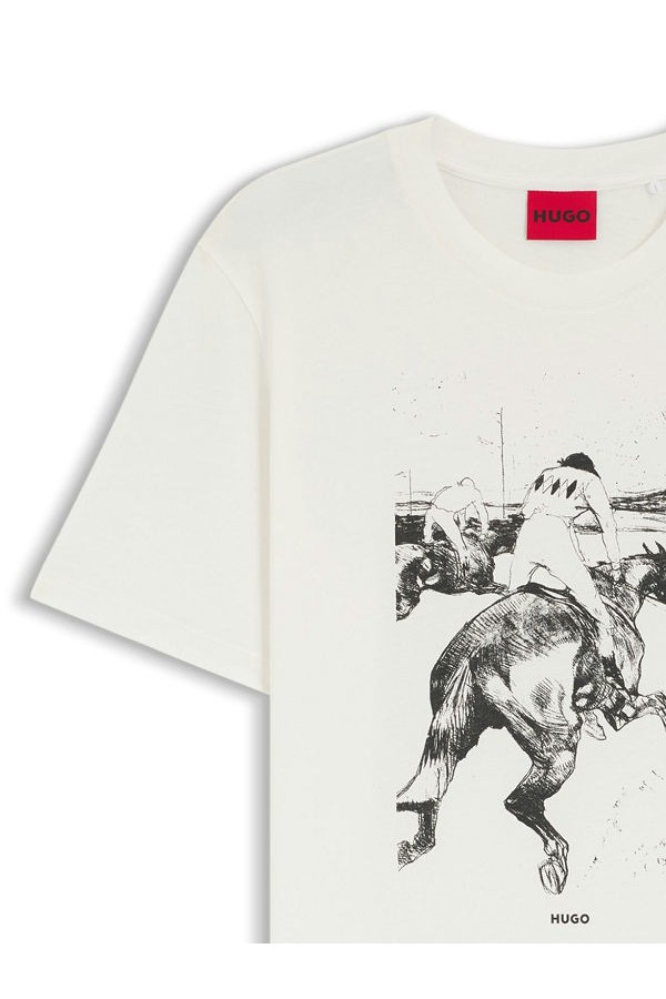 DUHORSE T-SHIRT - ΛΕΥΚΟ