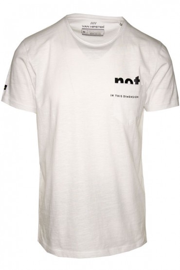 T-SHIRT ΦΛΑΜΜΑ ΑΝΔΡΩΝ ΜΕ ΤΣΕΠΗ ΣΤΗΘΟΣ - ΛΕΥΚΟ