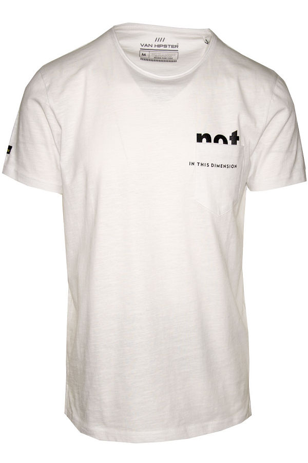 T-SHIRT ΦΛΑΜΜΑ ΑΝΔΡΩΝ ΜΕ ΤΣΕΠΗ ΣΤΗΘΟΣ - ΛΕΥΚΟ