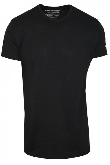 T-SHIRT ΜΑΚΟ ΜΕ ΤΥΠΩΜΑ - ΜΑΥΡΟ