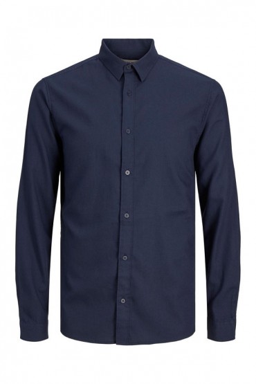 JCOORION SHIRT LS PLS - ΜΠΛΕ