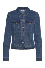 VMLUNA LS SLIM DNM JACKET MIX - ΜΠΛΕ