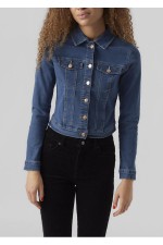 VMLUNA LS SLIM DNM JACKET MIX - ΜΠΛΕ