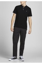 JJEPAULOS MAO POLO SS NOOS - ΜΑΥΡΟ