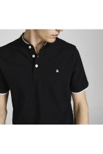 JJEPAULOS MAO POLO SS NOOS - ΜΑΥΡΟ