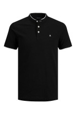 JJEPAULOS MAO POLO SS NOOS - ΜΑΥΡΟ