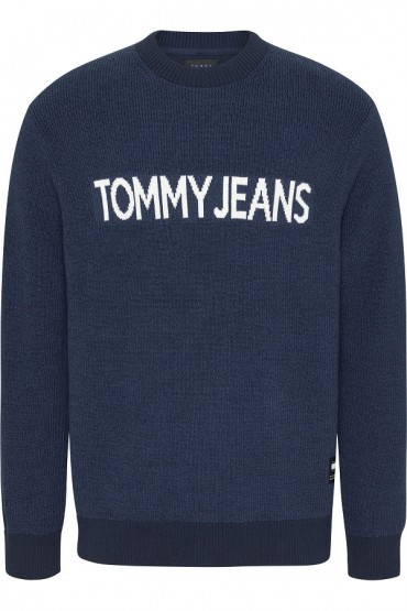 TJM SLIM BOLD CLASSIC JUMPER - ΜΠΛΕ