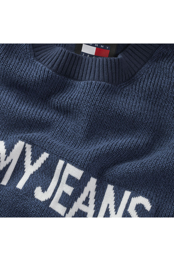 TJM SLIM BOLD CLASSIC JUMPER - ΜΠΛΕ