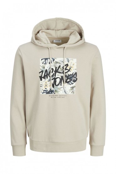 JJHAWAII SHAPE SWEAT HOOD - ΜΠΕΖ