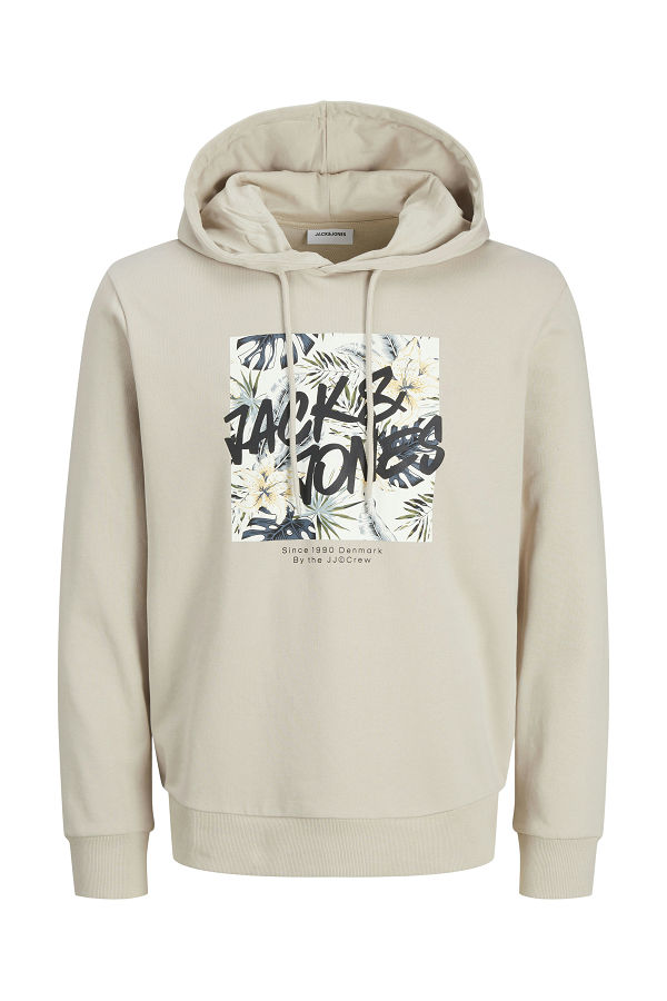 JJHAWAII SHAPE SWEAT HOOD - ΜΠΕΖ