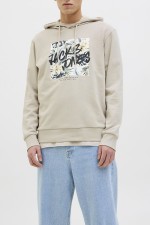 JJHAWAII SHAPE SWEAT HOOD - ΜΠΕΖ