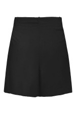 ONLJAKIRI LINEN BUCKLE SHORTS PTM - ΜΑΥΡΟ