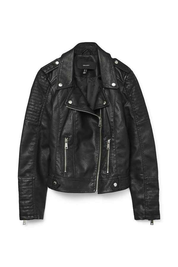 VMKERRIULTRA SHORT COATED JACKET NOOS - ΜΑΥΡΟ