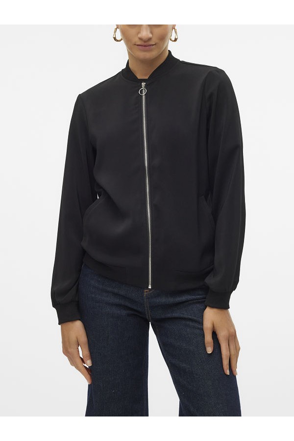 VMCOCO L/S BOMBER NOOS - ΜΑΥΡΟ
