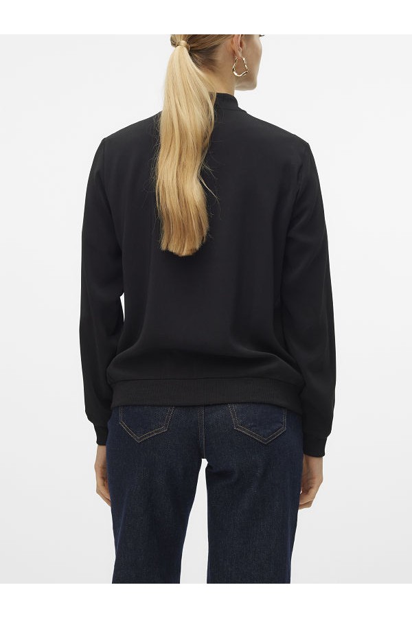 VMCOCO L/S BOMBER NOOS - ΜΑΥΡΟ