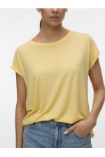 VMAVA PLAIN SS TOP JRS NOOS - ΚΙΤΡΙΝΟ