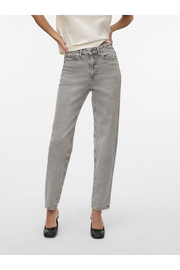 VMTESSA HR MOM JEANS RA207 GA NOOS - ΓΚΡΙ