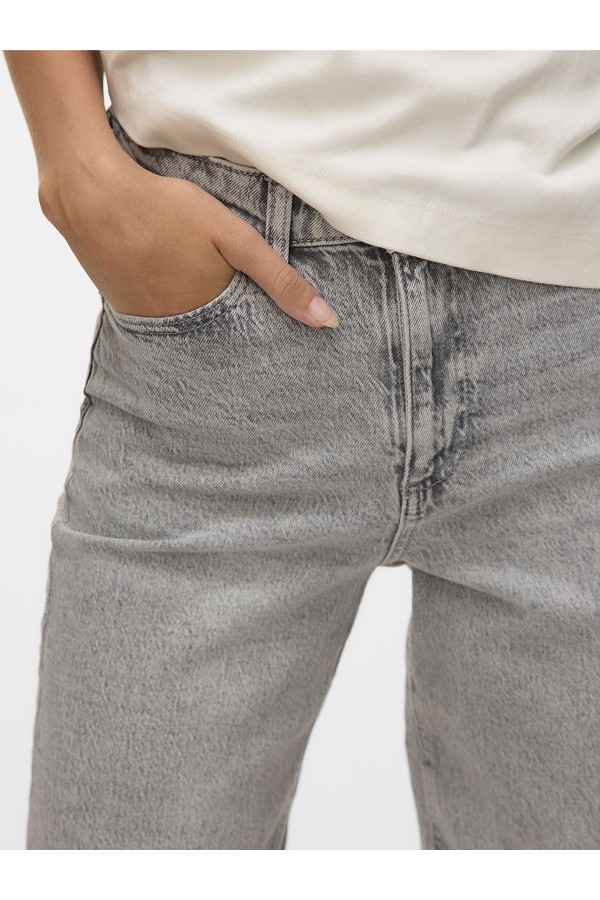 VMTESSA HR MOM JEANS RA207 GA NOOS - ΓΚΡΙ