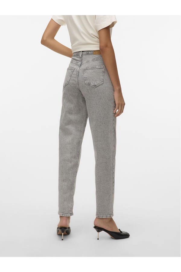 VMTESSA HR MOM JEANS RA207 GA NOOS - ΓΚΡΙ