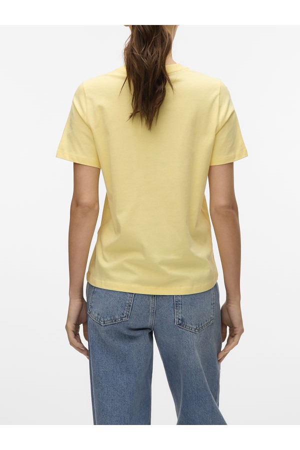 VMPAULINA SS T-SHIRT JRS NOOS - ΚΙΤΡΙΝΟ