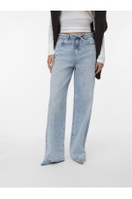 VMWIEN MR WIDE BELT JEANS SI338 NOOS - ΜΠΛΕ ΑΝΟΙΧΤΟ