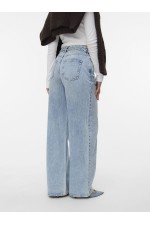VMWIEN MR WIDE BELT JEANS SI338 NOOS - ΜΠΛΕ ΑΝΟΙΧΤΟ