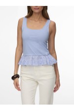 VMJANNI SINGLET SHORT TOP JRS GA - ΜΠΛΕ ΑΝΟΙΧΤΟ