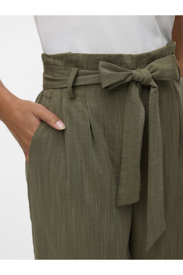 VMSYDNEY HW PAPERBAG ANKLE PANT NOOS - ΧΑΚΙ