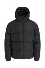 JJMAZE PUFFER HOOD - ΜΑΥΡΟ