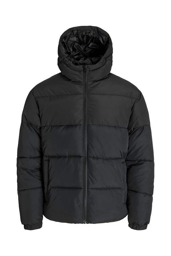 JJMAZE PUFFER HOOD - ΜΑΥΡΟ