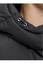JJMAZE PUFFER HOOD - ΜΑΥΡΟ