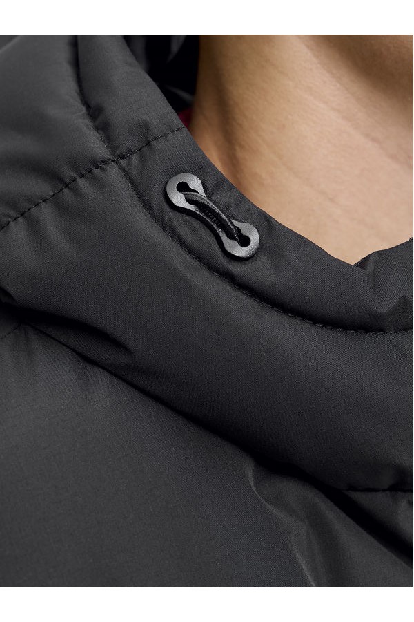 JJMAZE PUFFER HOOD - ΜΑΥΡΟ
