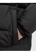 JJMAZE PUFFER HOOD - ΜΑΥΡΟ