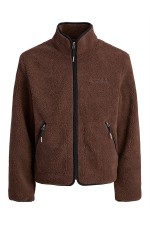 JORNORREBRO TEDDY JACKET - ΚΑΦΕ