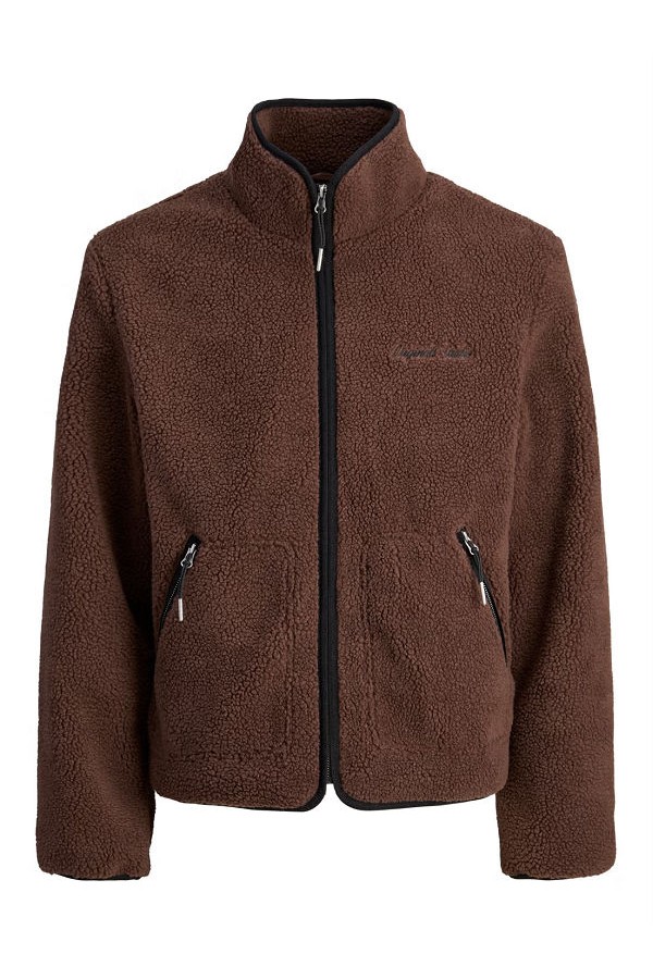 JORNORREBRO TEDDY JACKET - ΚΑΦΕ