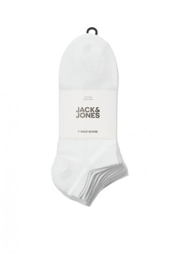 JACDELAN SHORT SOCKS 7 PACK - ΛΕΥΚΟ