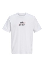 JCOETERNA FRONT PRINT TEE SS CREW FST - ΛΕΥΚΟ